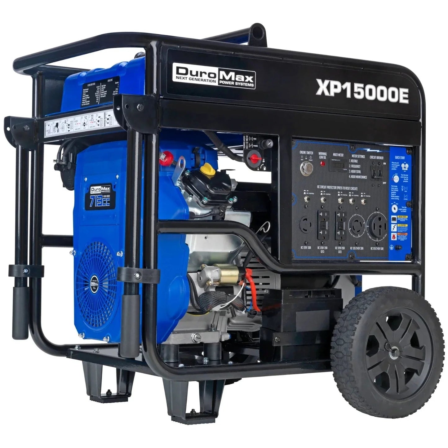DuroMax XP15000E Gasoline 12500W/15000W Portable Generator