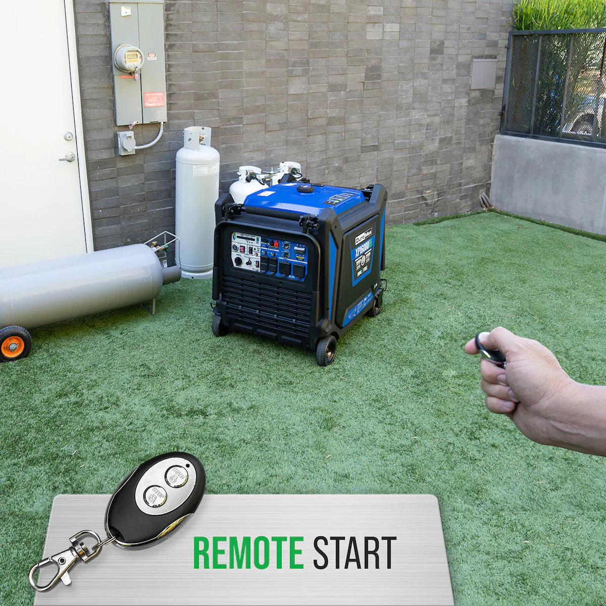 DuroMax XP16000iH Dual Fuel 12350W/16000W Portable Inverter Generator | CO Alert