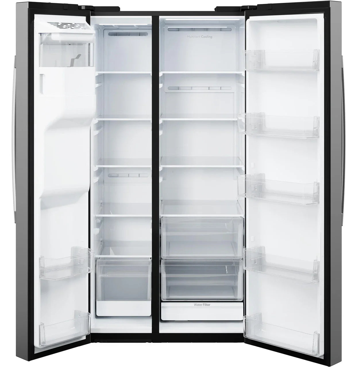 GE® 27.9 Cu. Ft. Side-By-Side Refrigerator with Extra Tall Dispenser and In-Door Icemaker