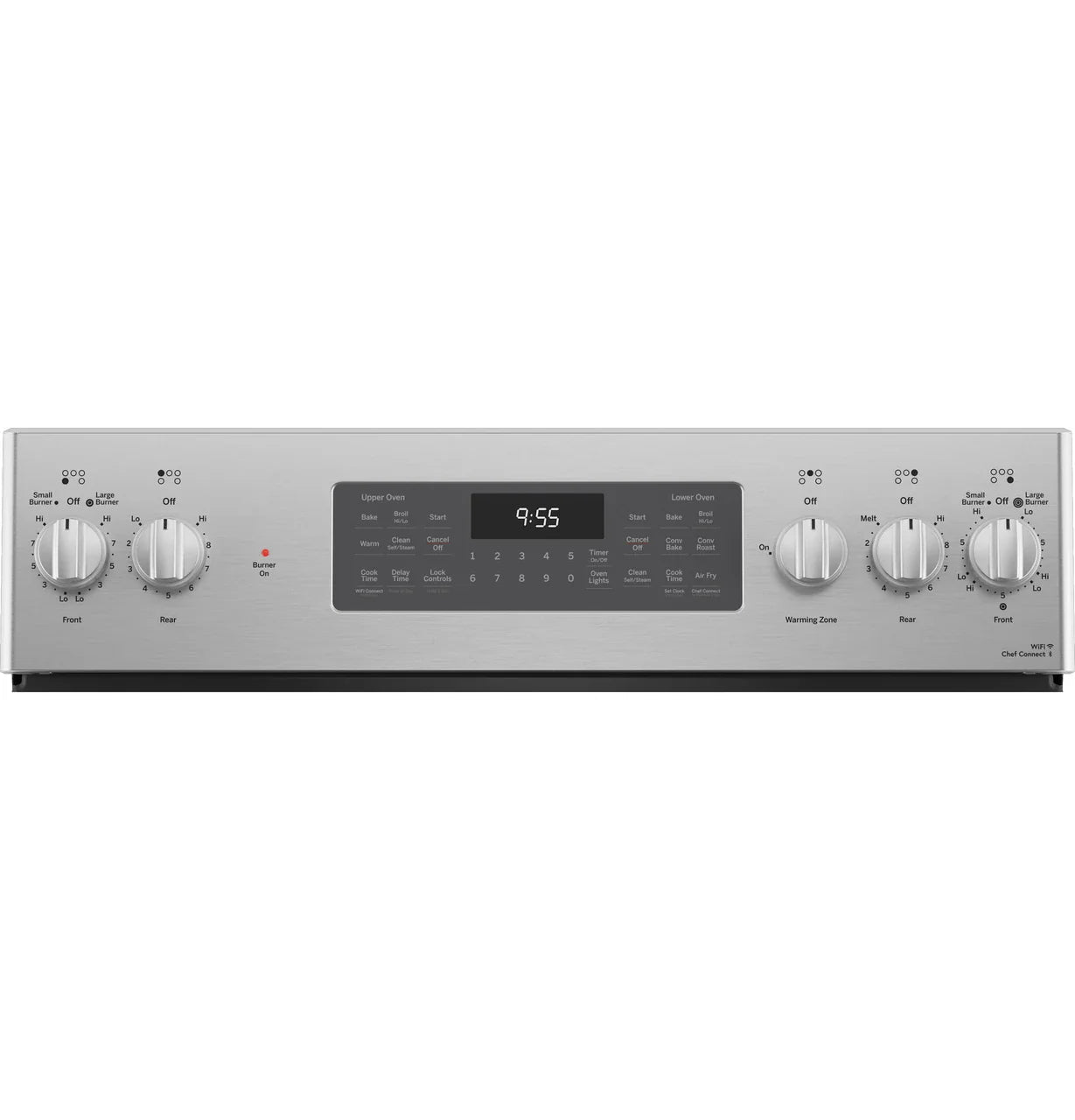 GE Profile™ 30" Smart Free-Standing Electric Double Oven Convection Range with No Preheat Air Fry
