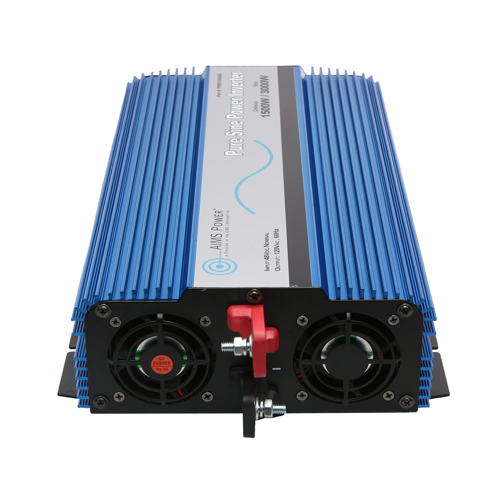 AIMS Power 1500 Watt 48 Volt Pure Sine Power Inverter