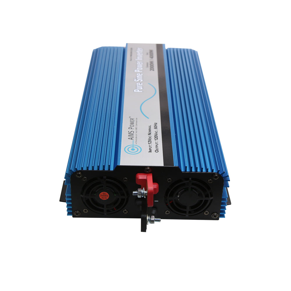 AIMS Power 2000 Watt 12 Volt Pure Sine Power Inverter With USB Port & Remote Port