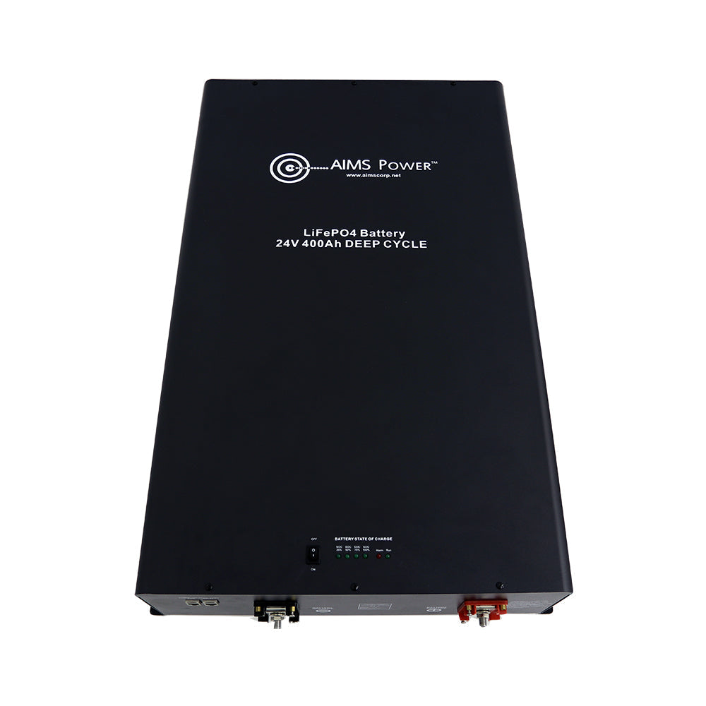AIMS Power 24V 400A Industrial Grade Lithium Iron Phosphate Battery