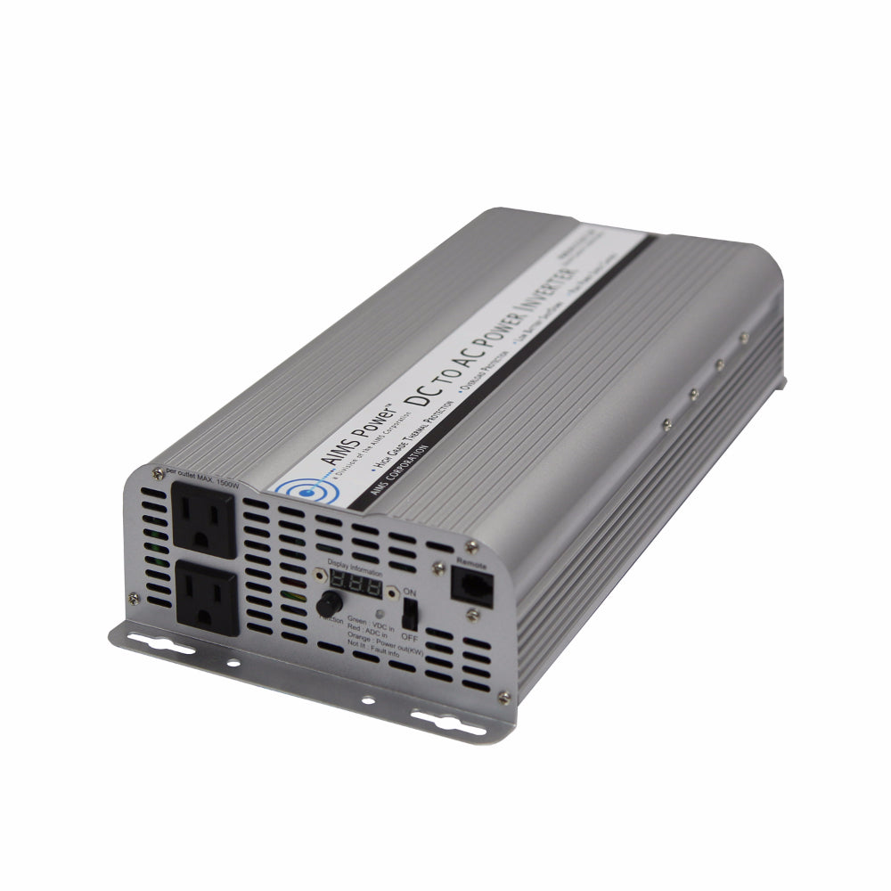 AIMS Power 2500 Watt 12 Volt Modified Sine Power Inverter