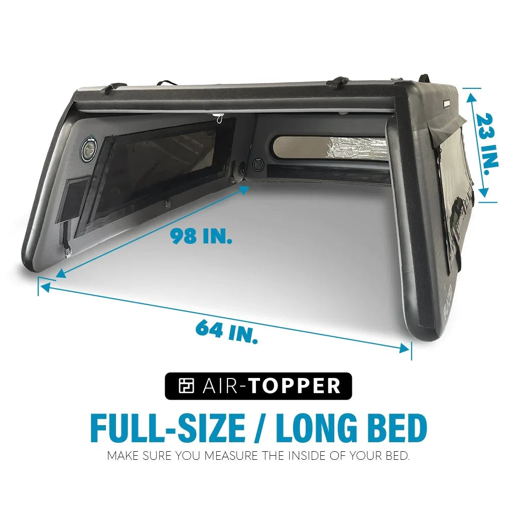 Flated Mid - Rise Air-Topper Inflatable Truck Topper