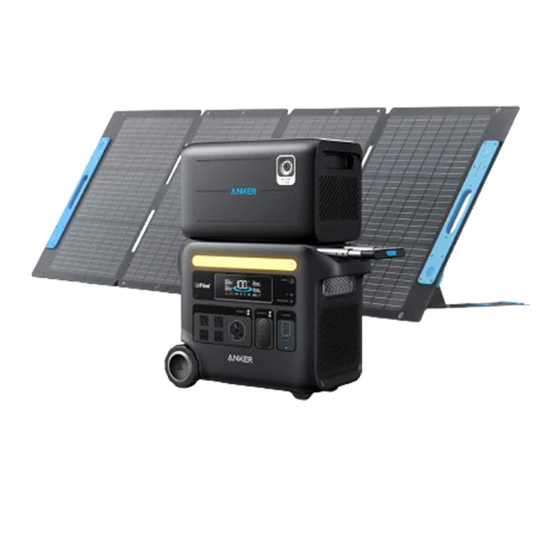 Anker SOLIX F2600 Portable Power Station | 2560Wh | 2400W | 1000W Solar Input