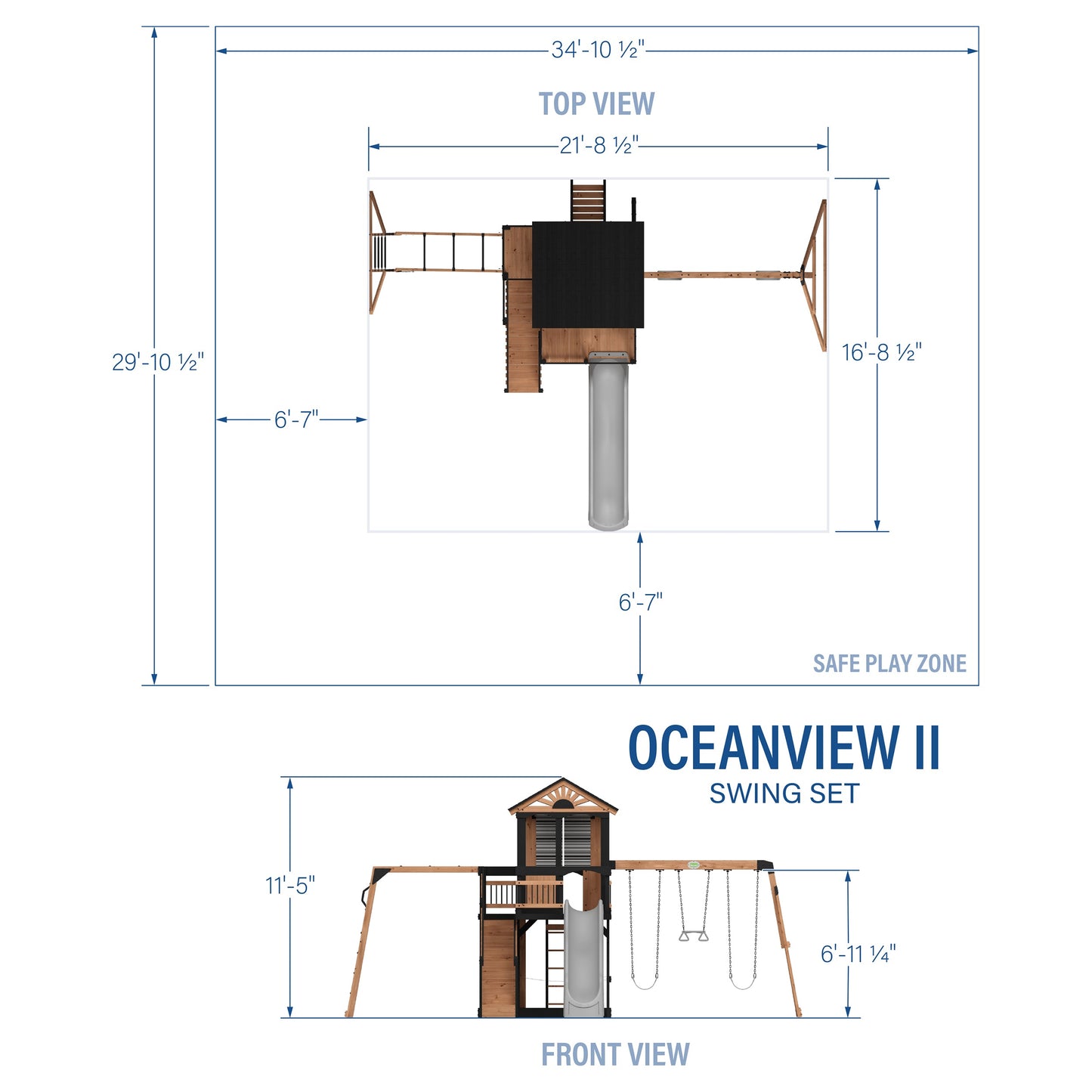 Oceanview II Swing Set