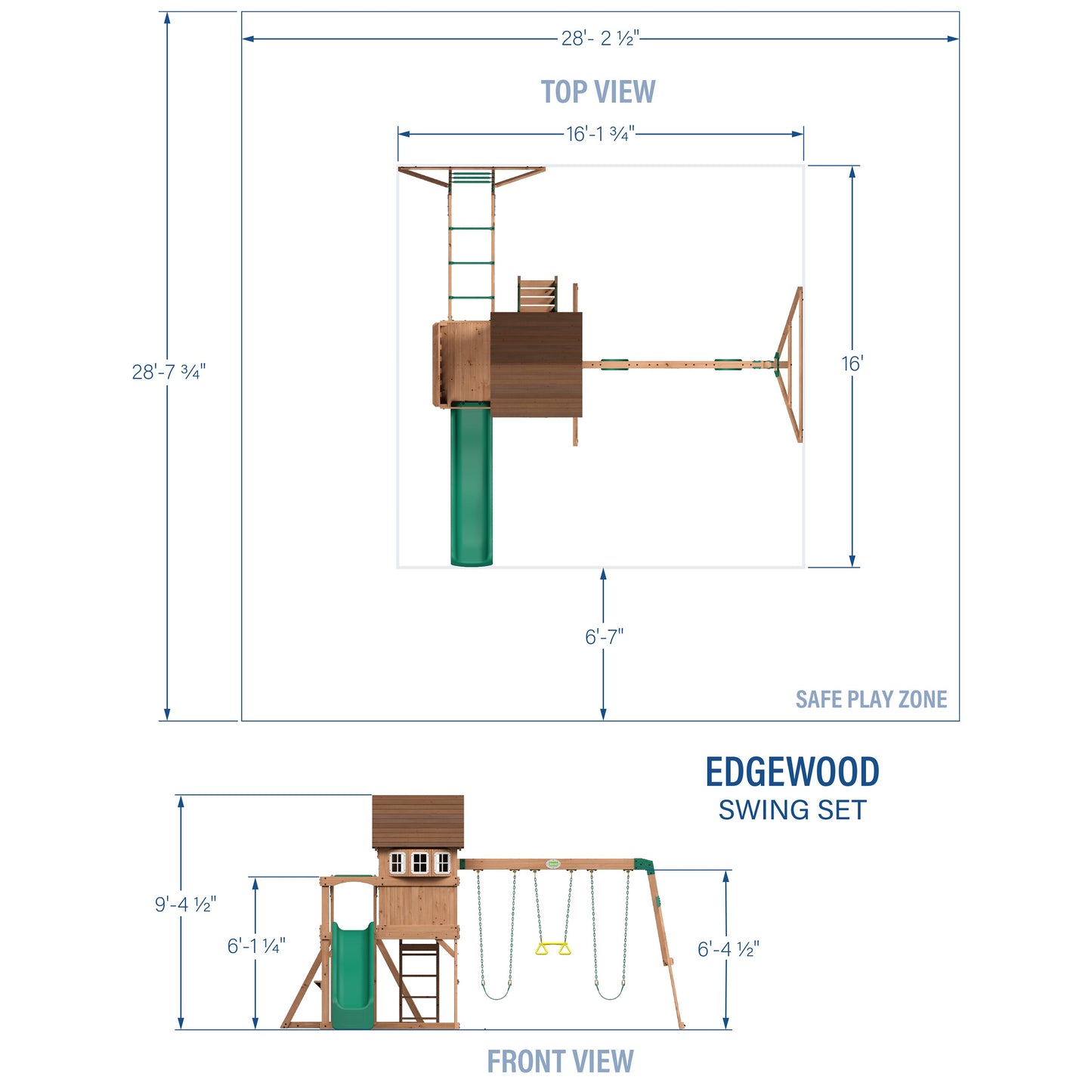 Edgewood Swing Set