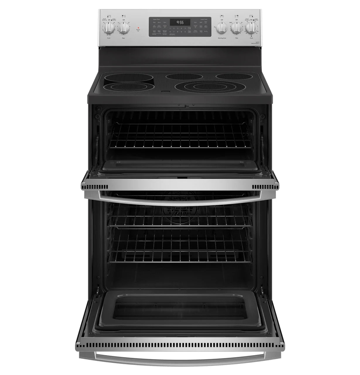 GE Profile™ 30" Smart Free-Standing Electric Double Oven Convection Range with No Preheat Air Fry