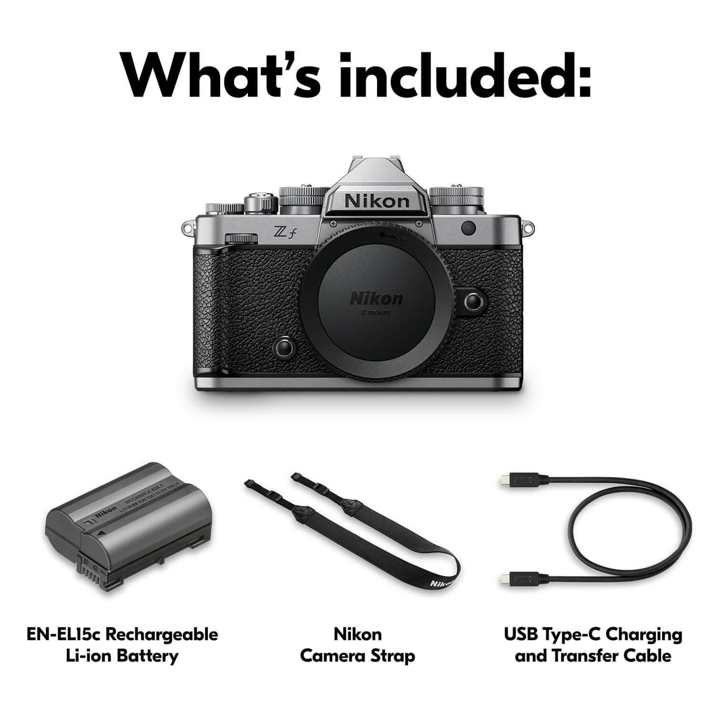 Nikon Z f Silver Mirrorless Camera