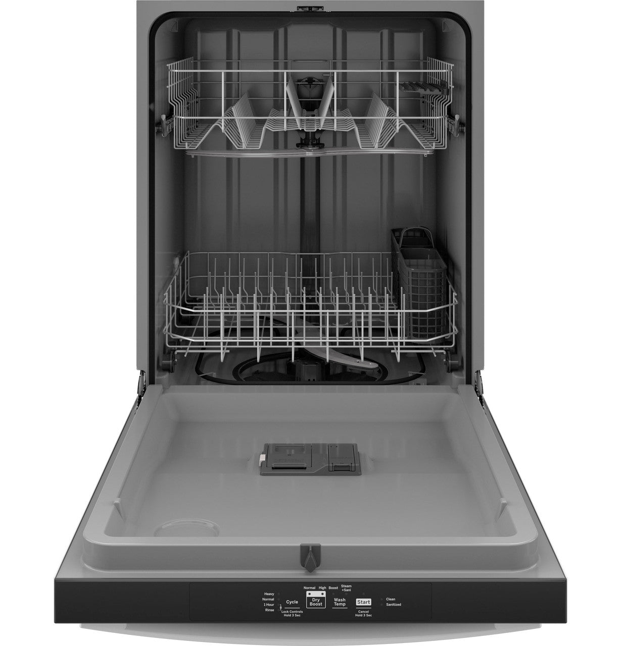 GE GE® ENERGY STAR® Top Control with Plastic Interior Dishwasher with Sanitize Cycle & Dry Boost