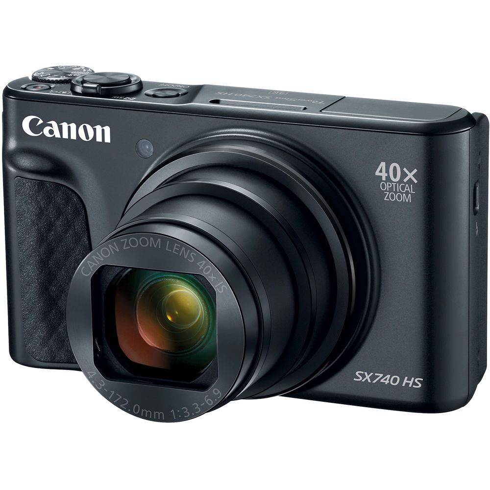 Canon PowerShot SX740 HS Digital Camera-Black