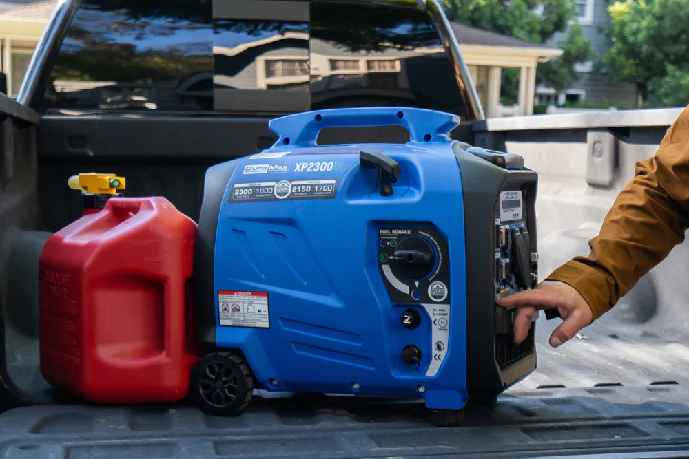 DuroMax XP4500iH Dual Fuel 3420W/4500W Portable Inverter Generator | CO Alert