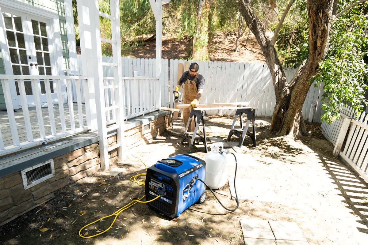 DuroMax XP4500iH Dual Fuel 3420W/4500W Portable Inverter Generator | CO Alert