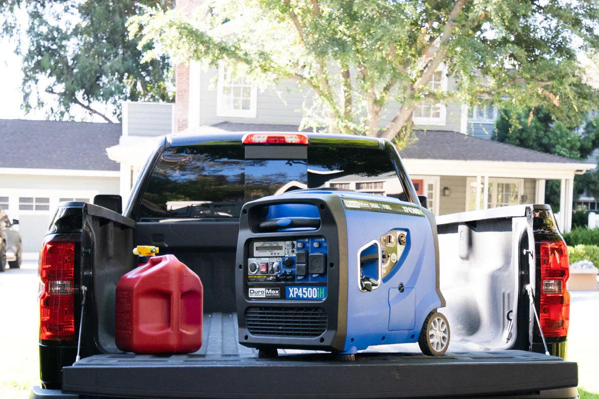 DuroMax XP4500iH Dual Fuel 3420W/4500W Portable Inverter Generator | CO Alert