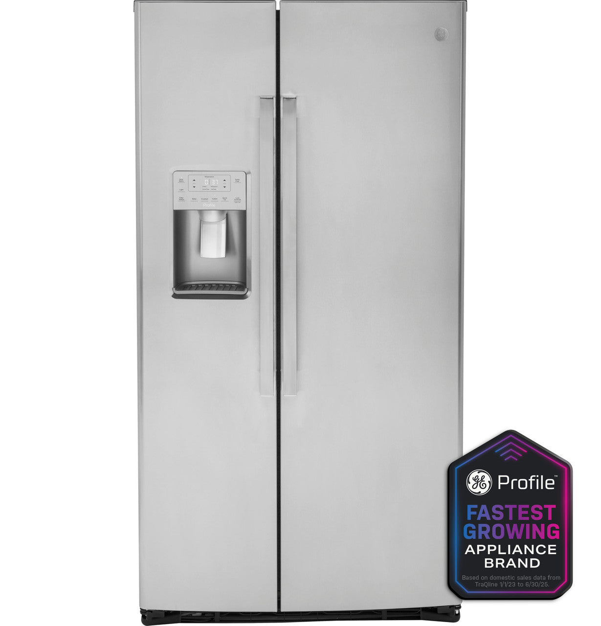 GE Profile™ 21.9 Cu. Ft. Counter-Depth Side-By-Side Refrigerator