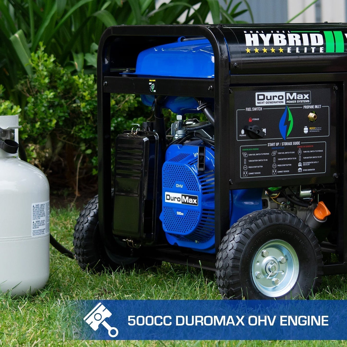 DuroMax XP13000EH Dual Fuel 10500W/13000W Portable Generator