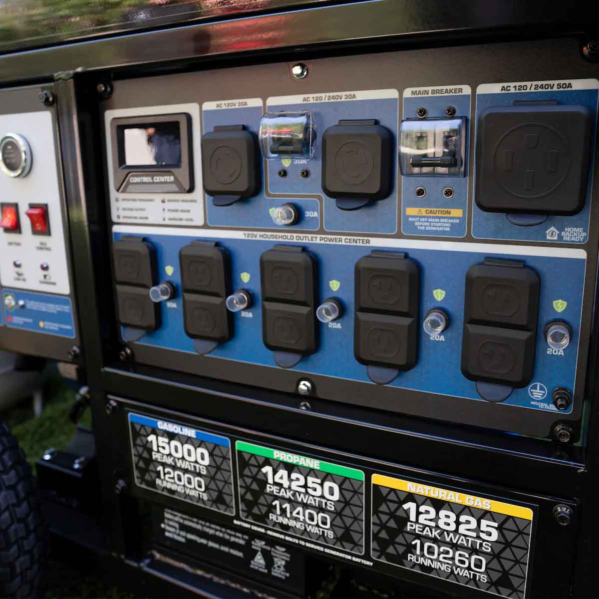 DuroMax XP15000HXT Tri-Fuel 12000W/15000W Portable Generator | Electric Start