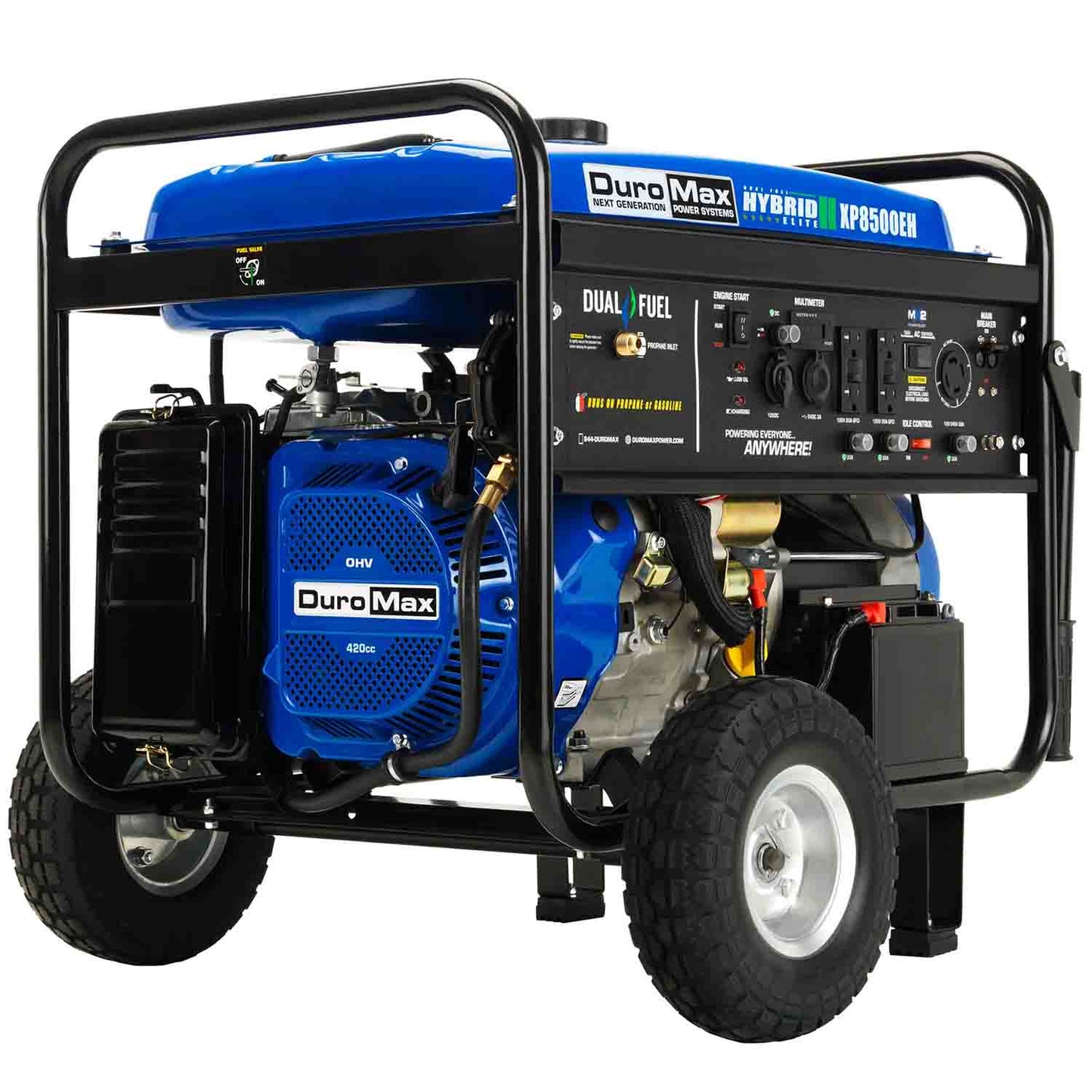 DuroMax XP8500EH Dual Fuel 7000W/8500W Portable Generator