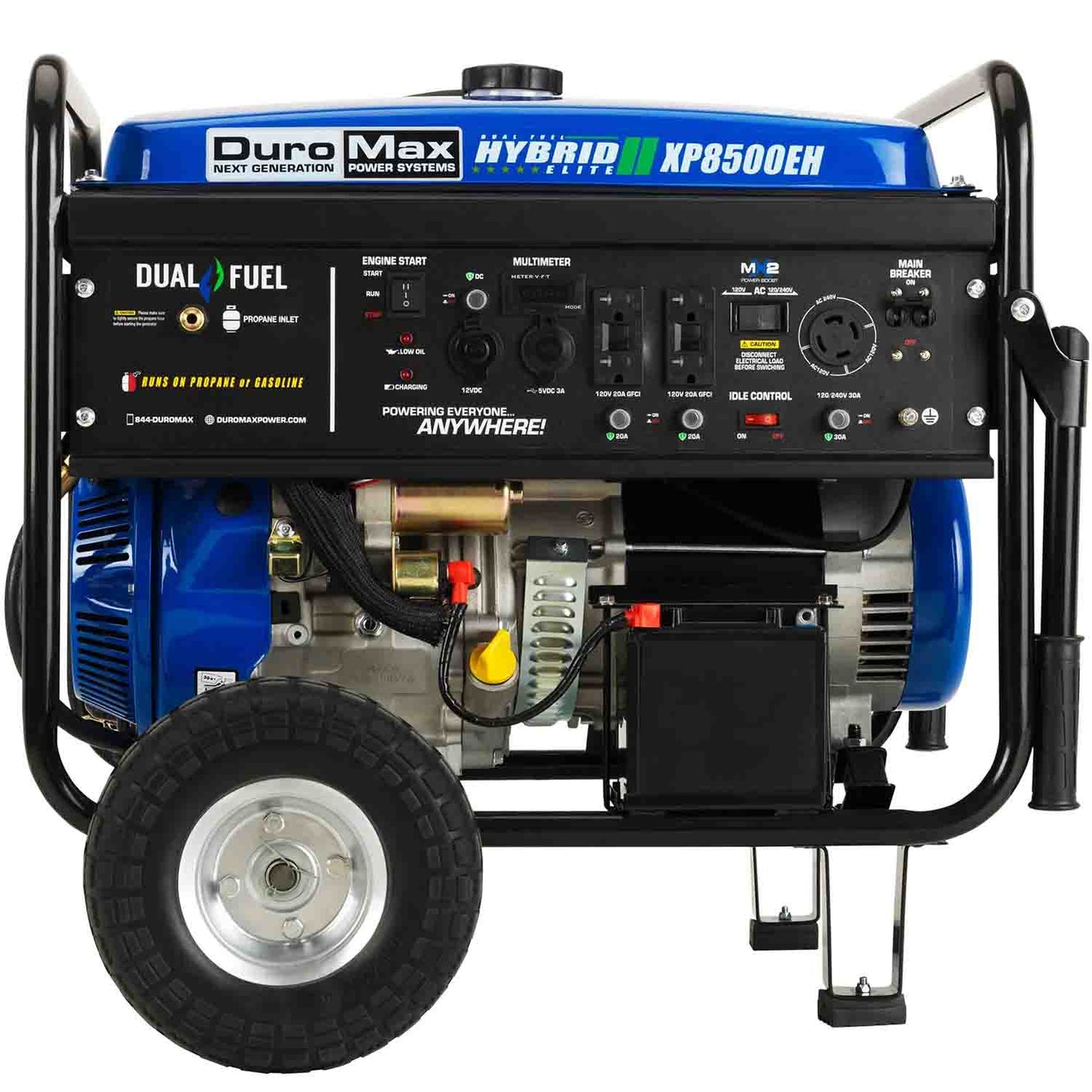 DuroMax XP8500EH Dual Fuel 7000W/8500W Portable Generator