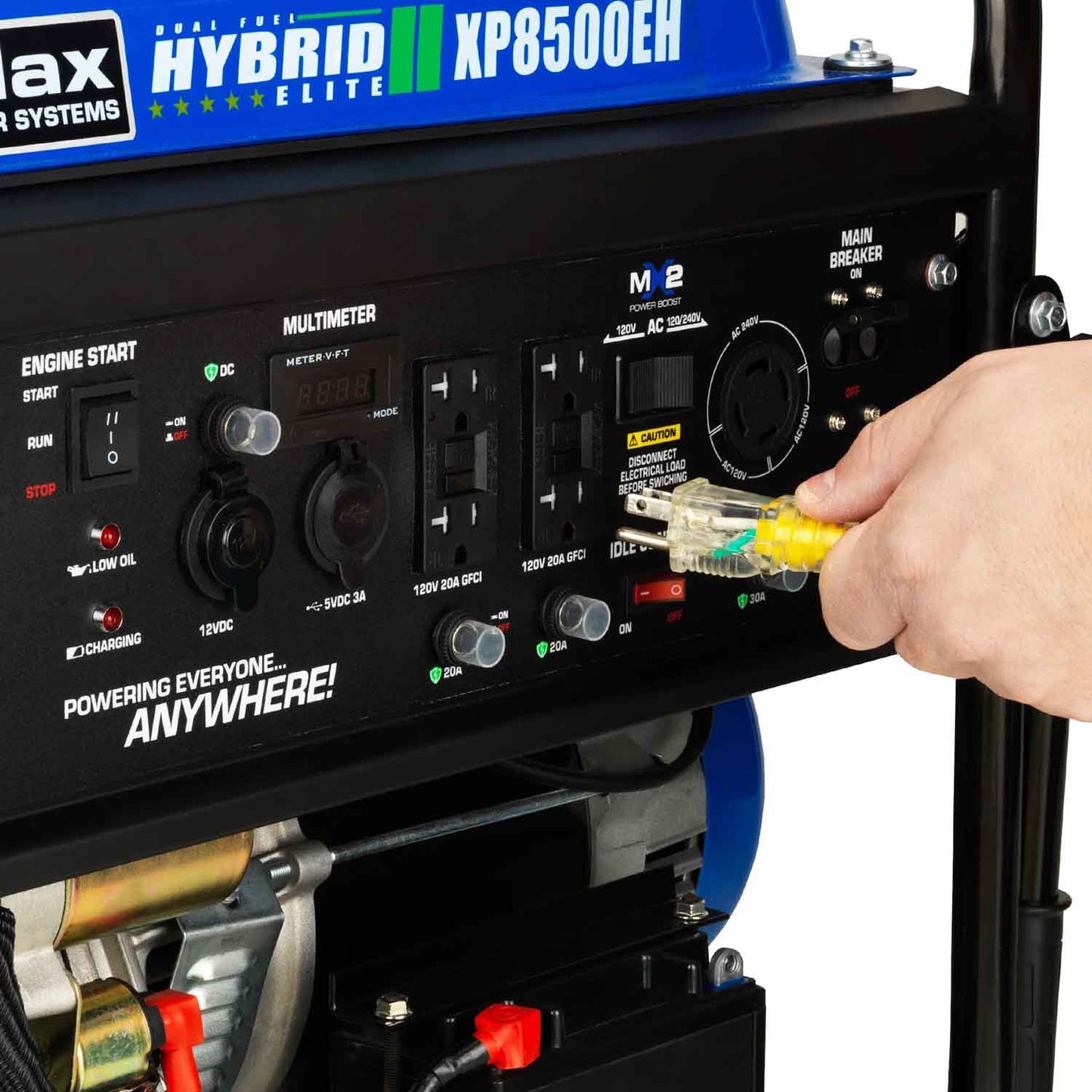 DuroMax XP8500EH Dual Fuel 7000W/8500W Portable Generator
