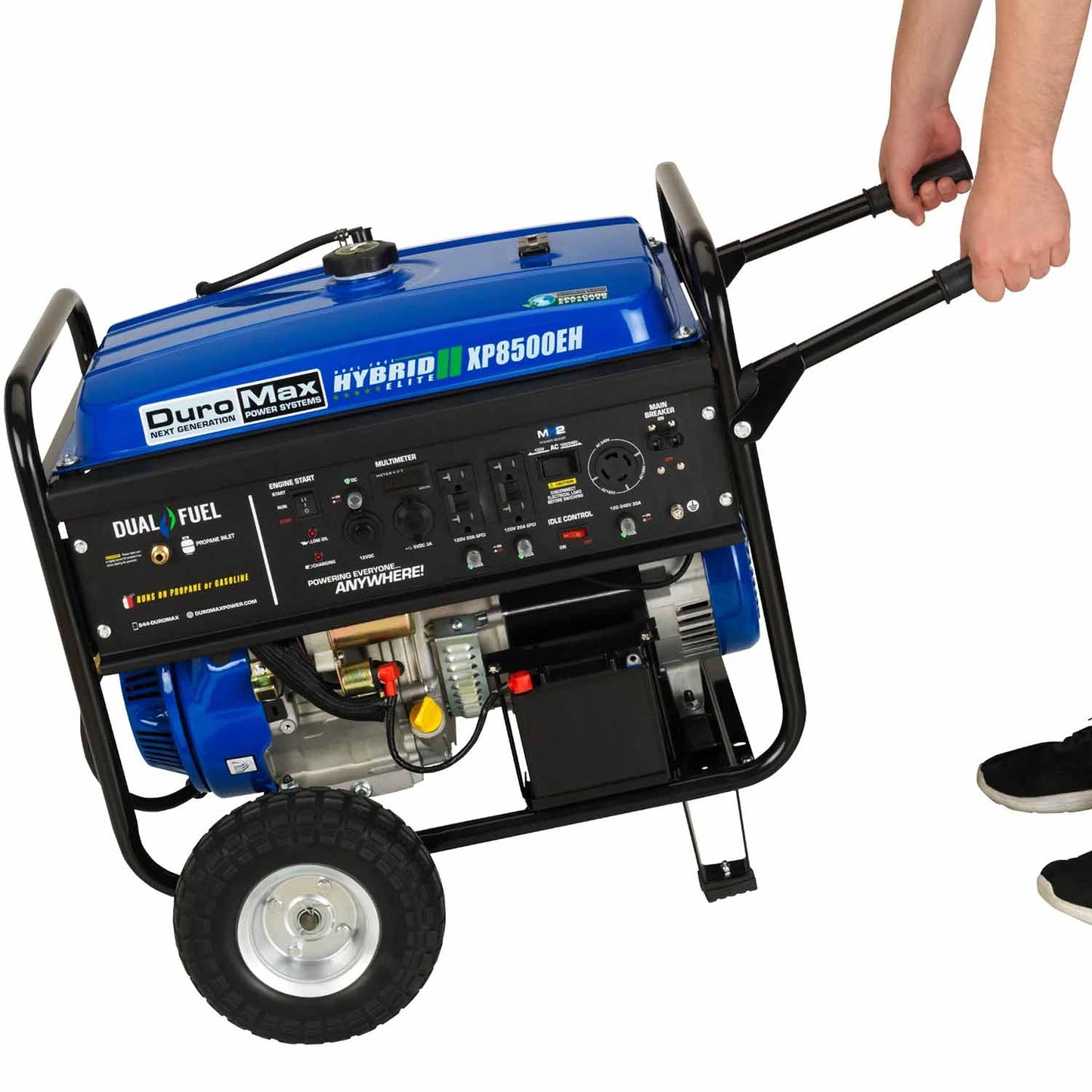 DuroMax XP8500EH Dual Fuel 7000W/8500W Portable Generator