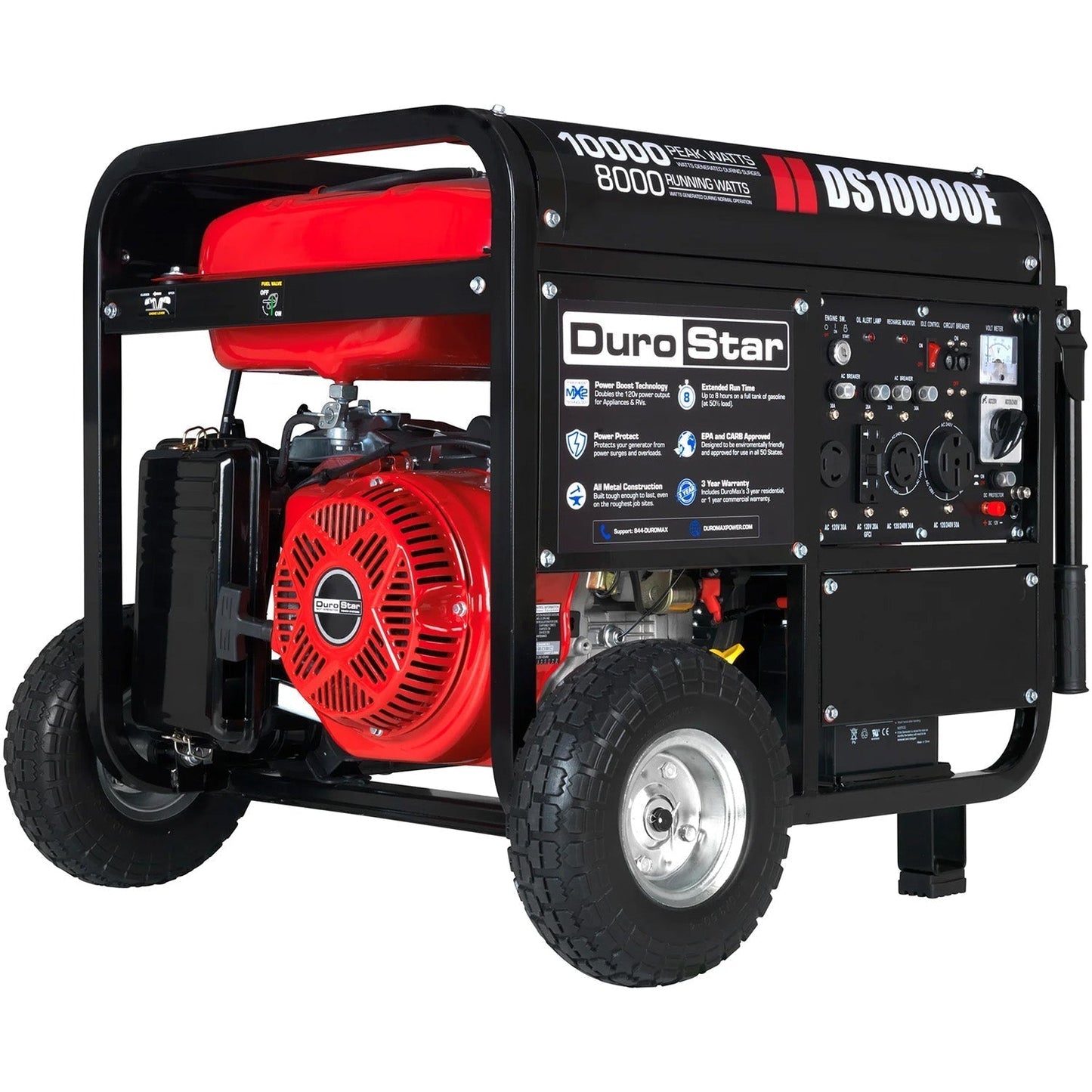 DuroStar DS10000E Gasoline 8000W/10000W Portable Generator