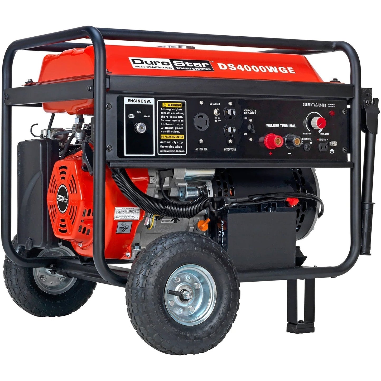 DuroStar DS4000WGE 210-Amp Gasoline 3500W/4000W Portable Welding Generator