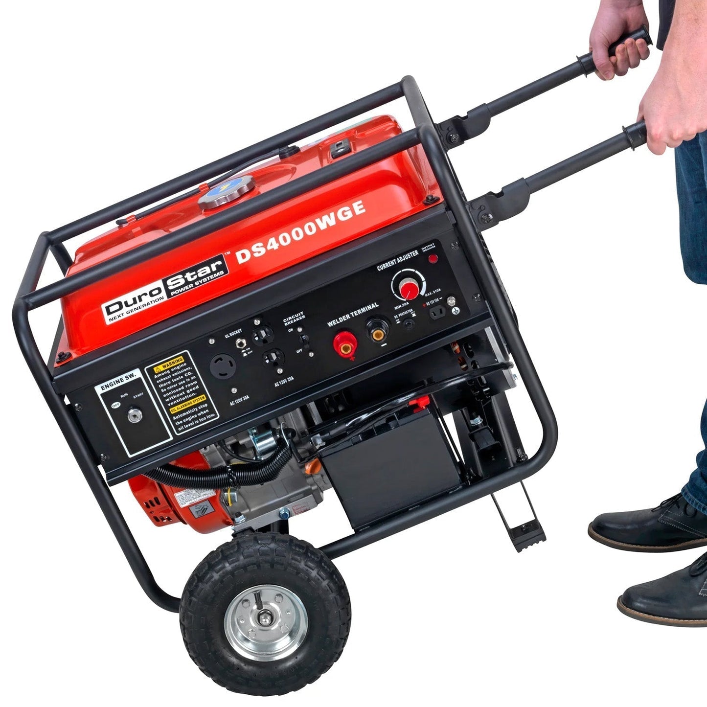 DuroStar DS4000WGE 210-Amp Gasoline 3500W/4000W Portable Welding Generator