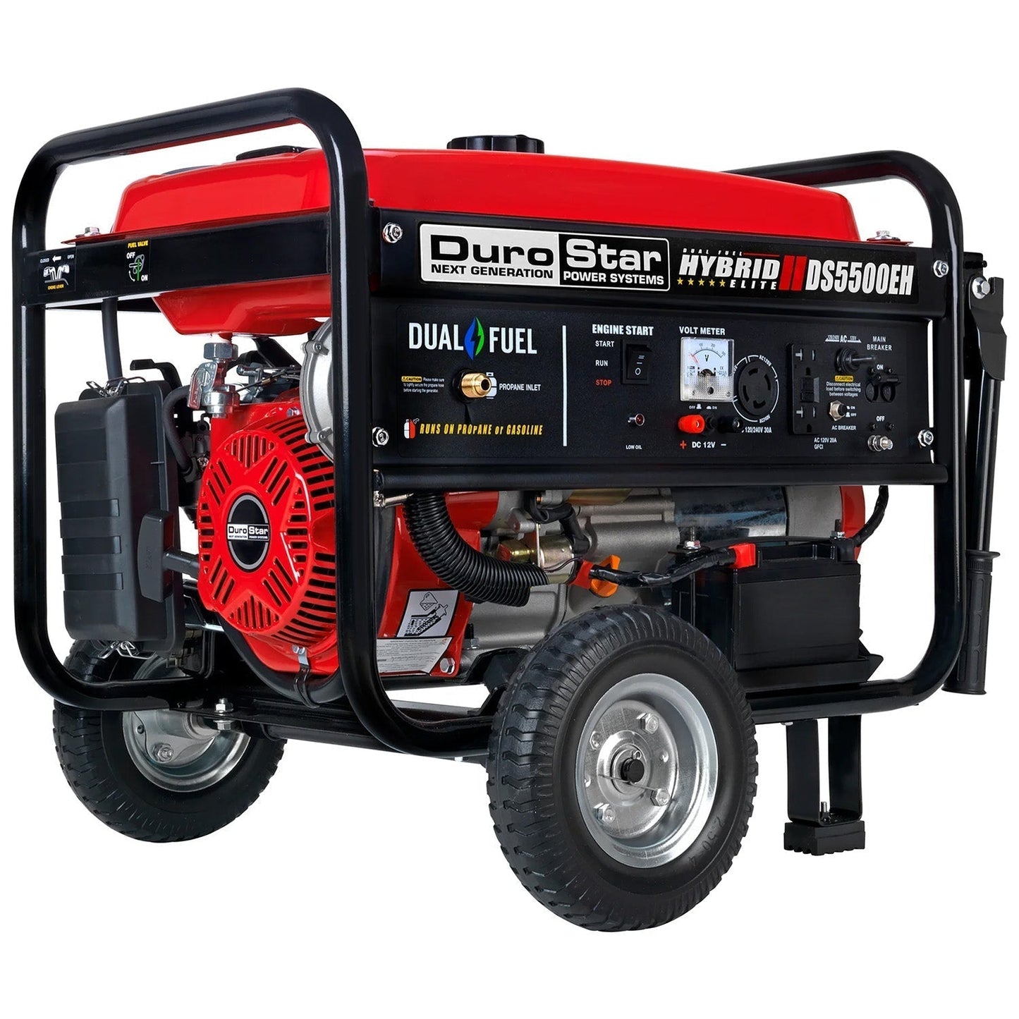 DuroStar DS5500EH Dual Fuel 4500W/5500W Portable Generator