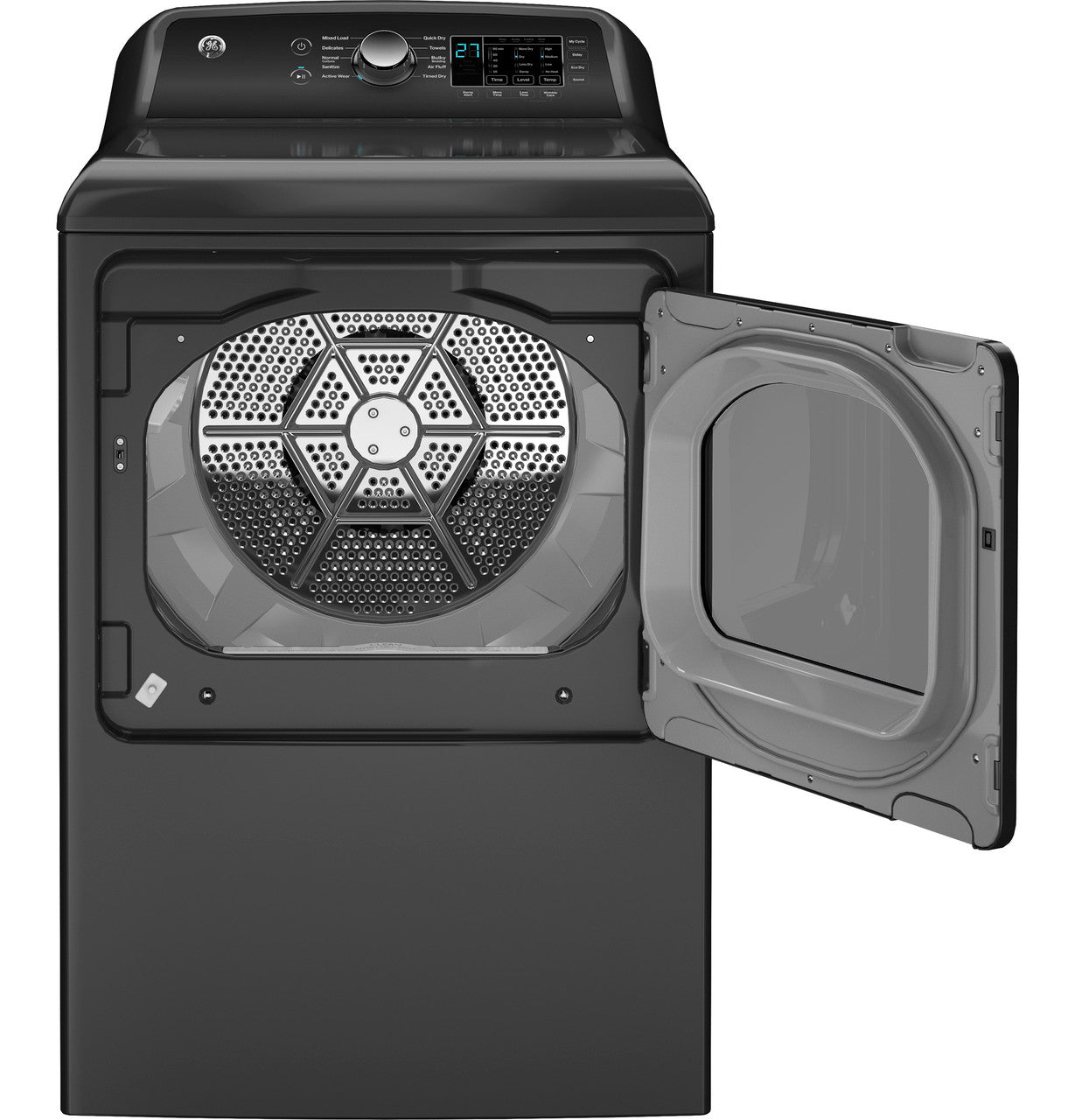GE GE® 7.4 cu. ft. Capacity Electric Dryer with Up To 120 ft. Venting and Sensor Dry