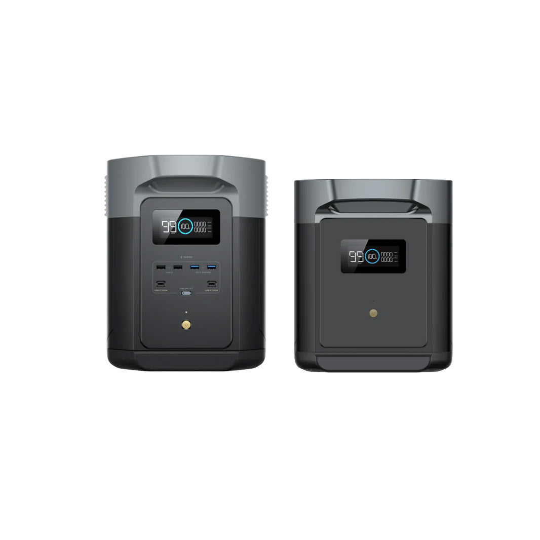 EcoFlow DELTA 2 Max Portable Power Station | 2048Wh | 2400W | 1000W Solar Input