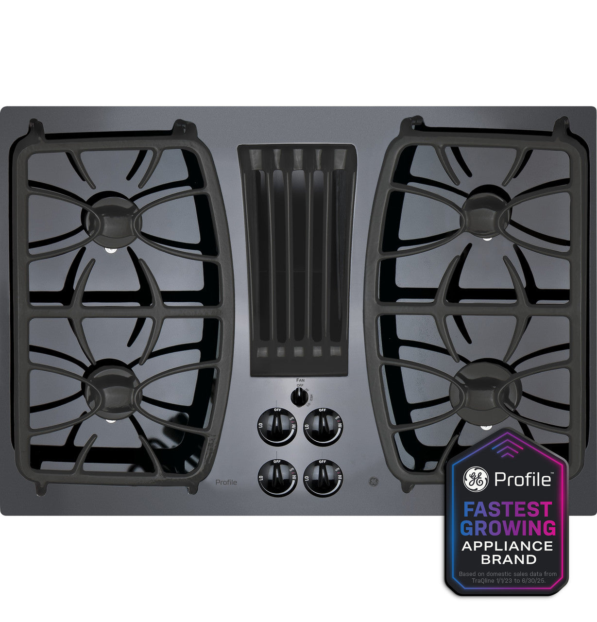 GE Profile™ 30" Built-In Gas Downdraft Cooktop
