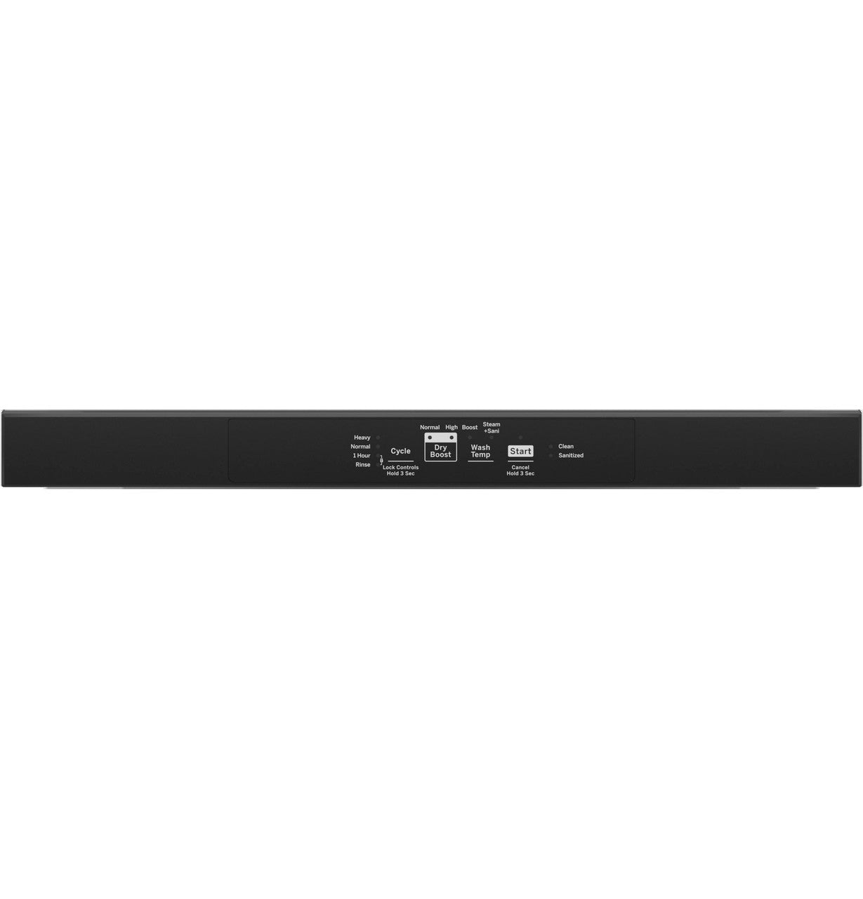 GE GE® ENERGY STAR® Top Control with Plastic Interior Dishwasher with Sanitize Cycle & Dry Boost