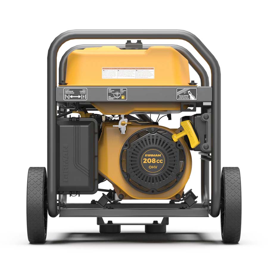 Firman P03503 Gasoline 3550W/4450W Portable Generator | Recoil Start | 120V | CO Alert
