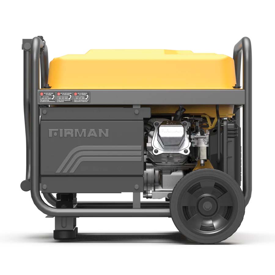 Firman P03503 Gasoline 3550W/4450W Portable Generator | Recoil Start | 120V | CO Alert