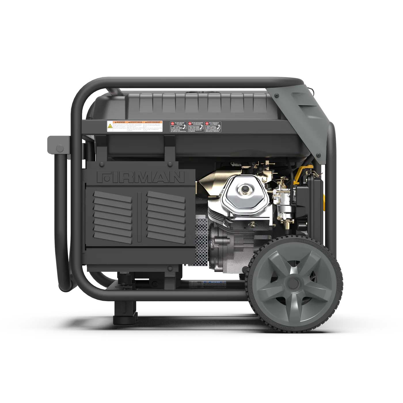 Firman T07573 Tri-Fuel 7500W/9400W Portable Generator | Electric Start | 120/240V | CO Alert