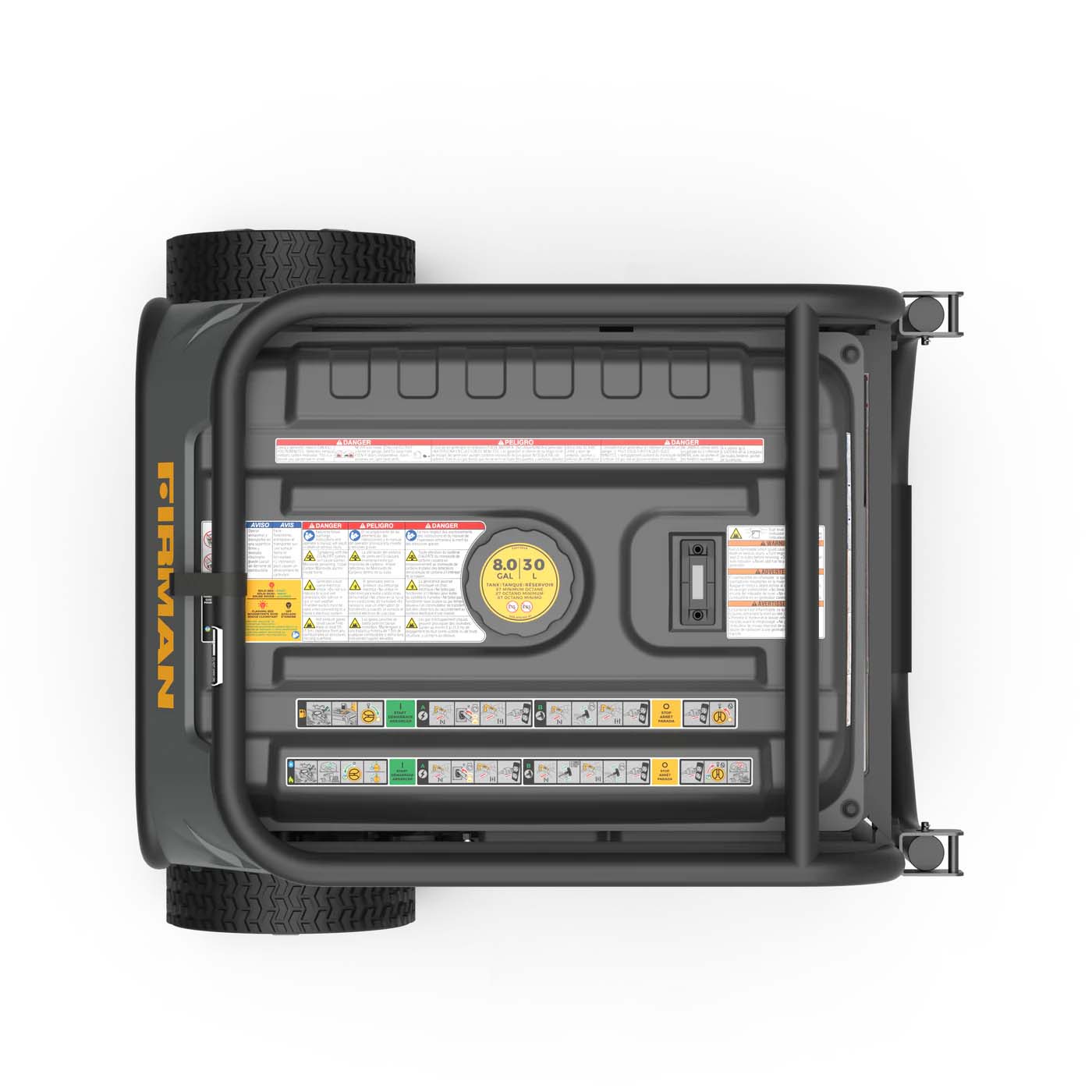 Firman T07573 Tri-Fuel 7500W/9400W Portable Generator | Electric Start | 120/240V | CO Alert
