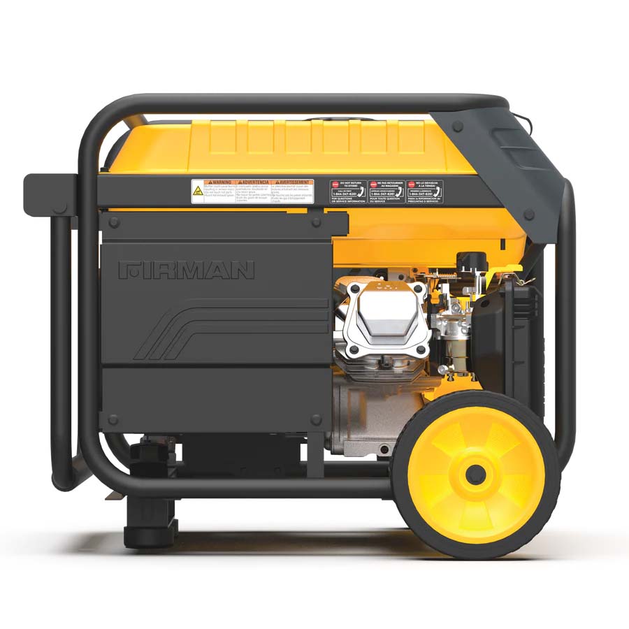 Firman H03654 Dual Fuel 3650W/4550W Portable Generator | Electric Start | 120/240V | CO Alert