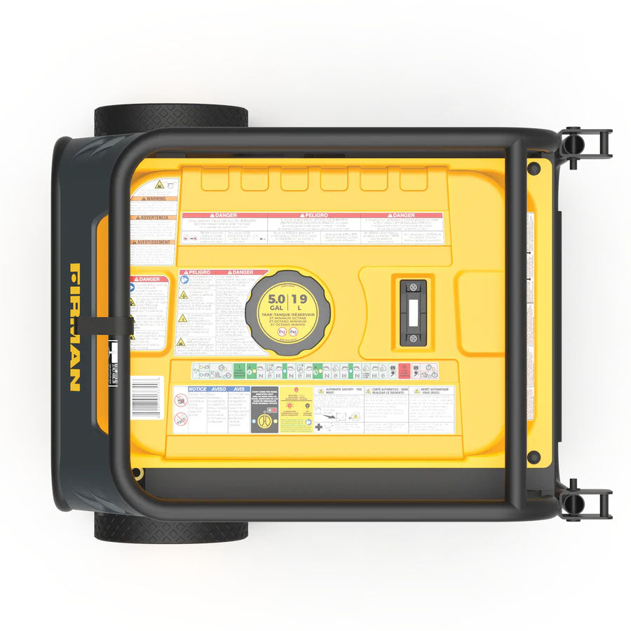 Firman H03654 Dual Fuel 3650W/4550W Portable Generator | Electric Start | 120/240V | CO Alert