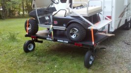 Swivelwheel-DW58  Golf Cart - Motorcycle Carrier / Hauler