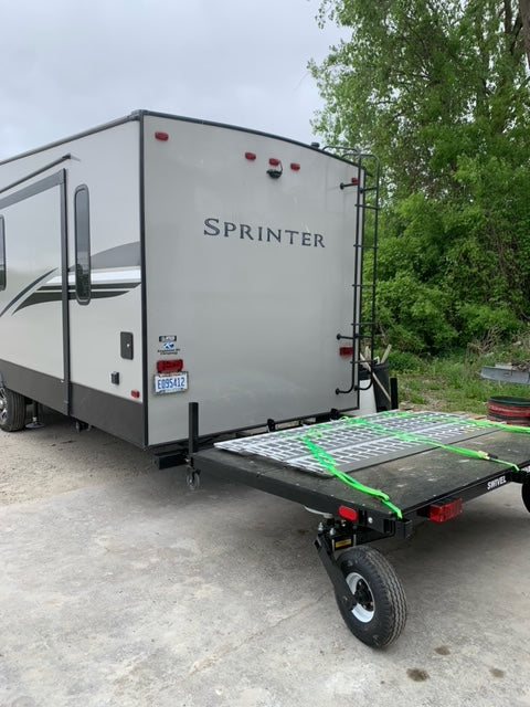 Swivelwheel-DW58  Golf Cart - Motorcycle Carrier / Hauler