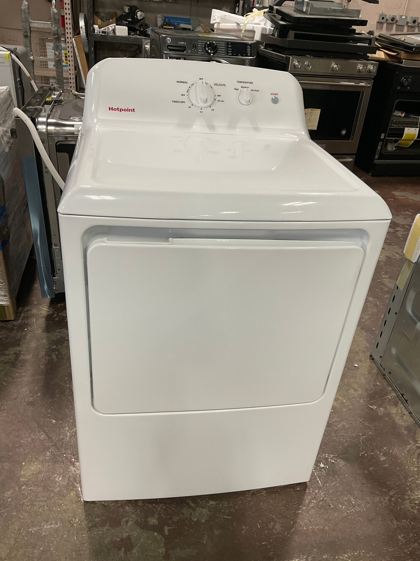 Hotpoint® 6.2 cu. ft. Capacity  Electric Dryer with Up To 120 ft. Venting and Shallow Depth