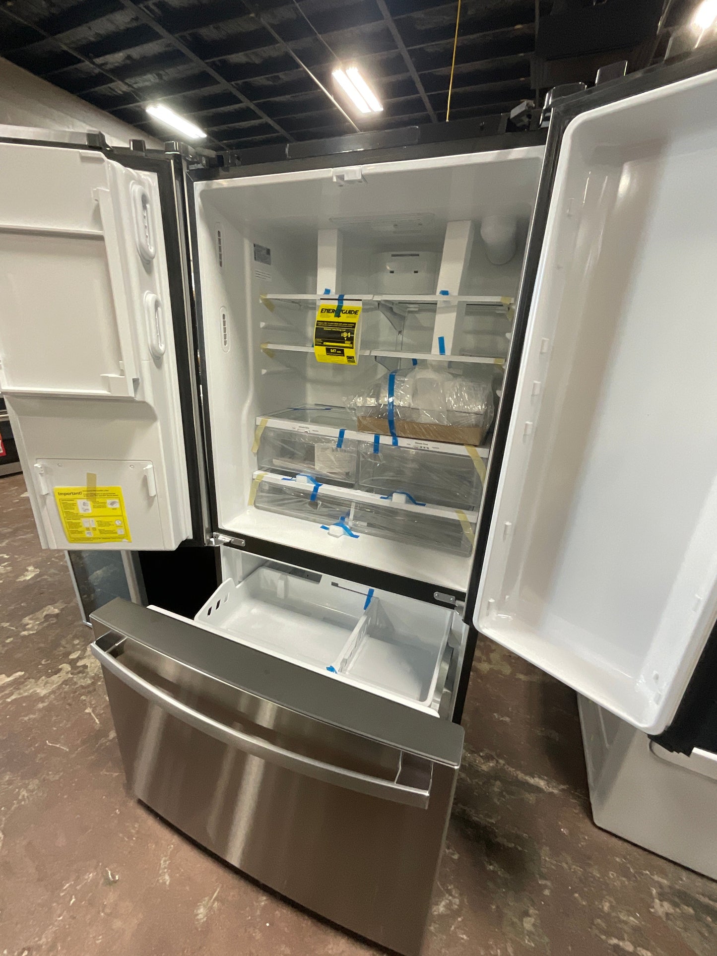 GE GE® ENERGY STAR® 20.6 Cu. Ft. Fingerprint Resistant Counter-Depth French-Door Refrigerator