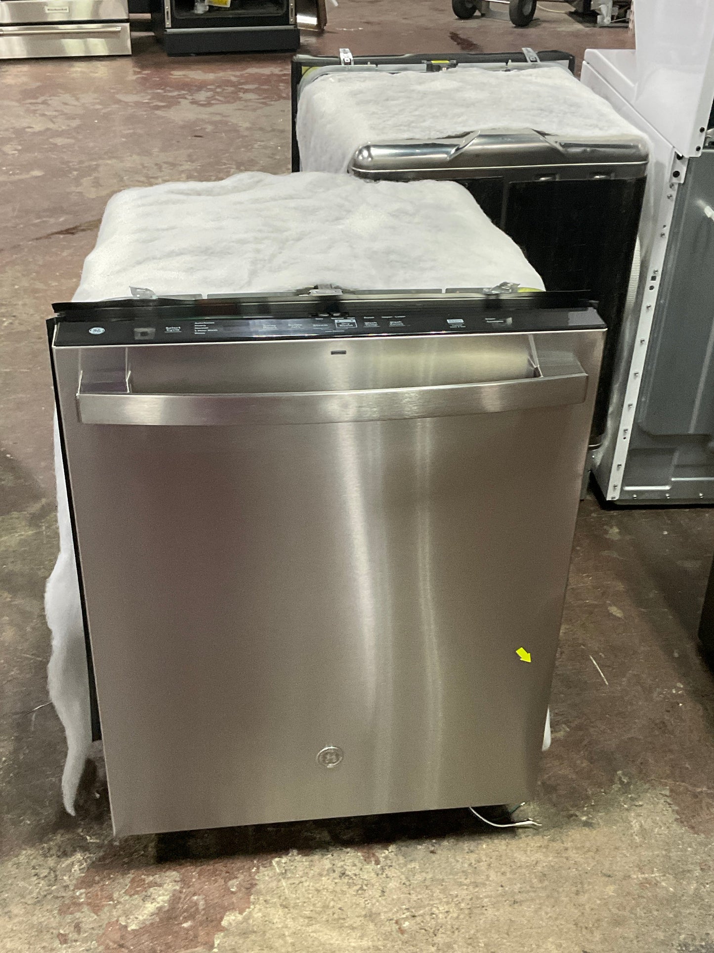 GE GE® ENERGY STAR® Top Control with Stainless Steel Interior Dishwasher with Sanitize Cycle