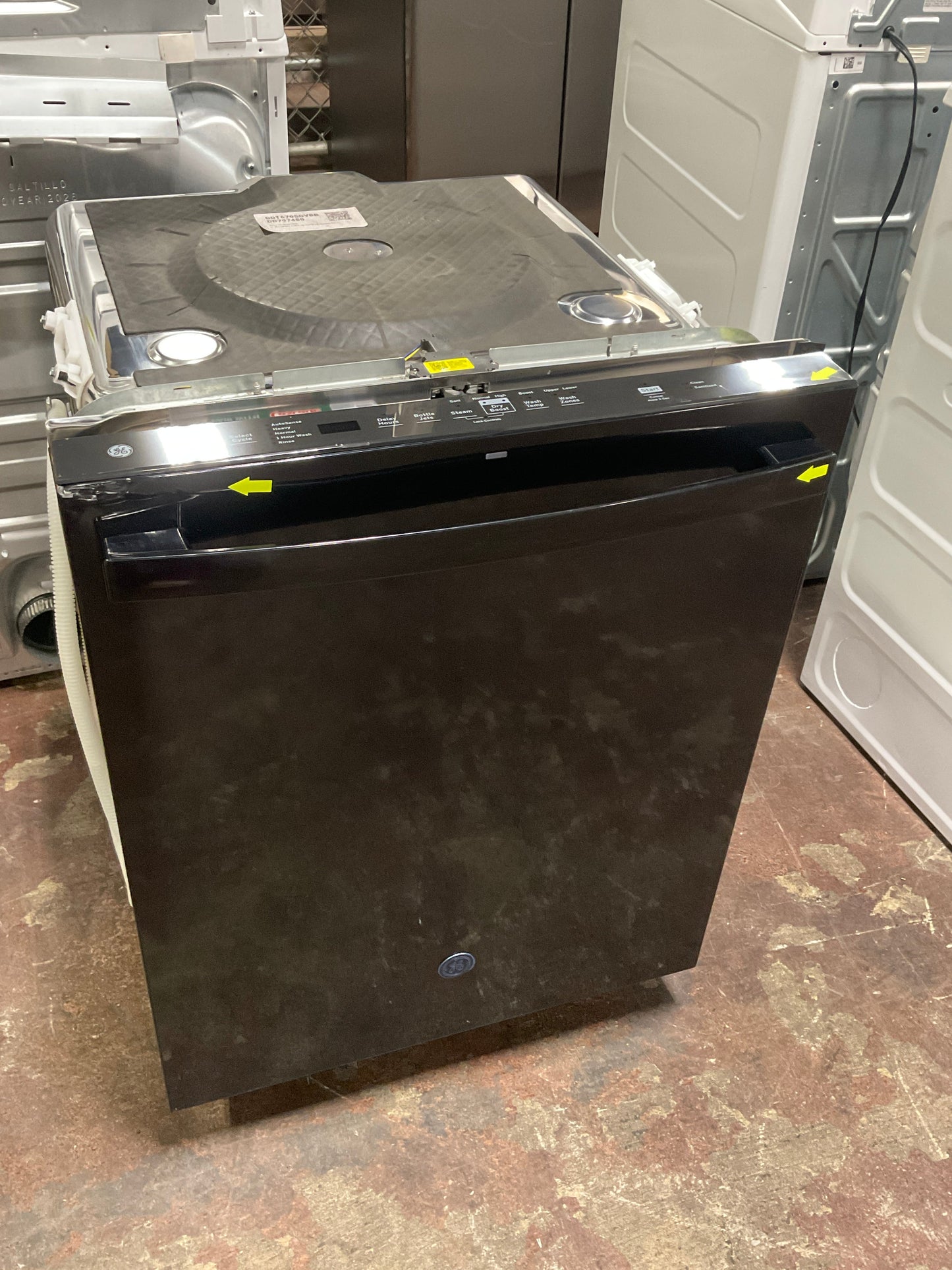 GE GE® ENERGY STAR® Top Control with Stainless Steel Interior Dishwasher with Sanitize Cycle