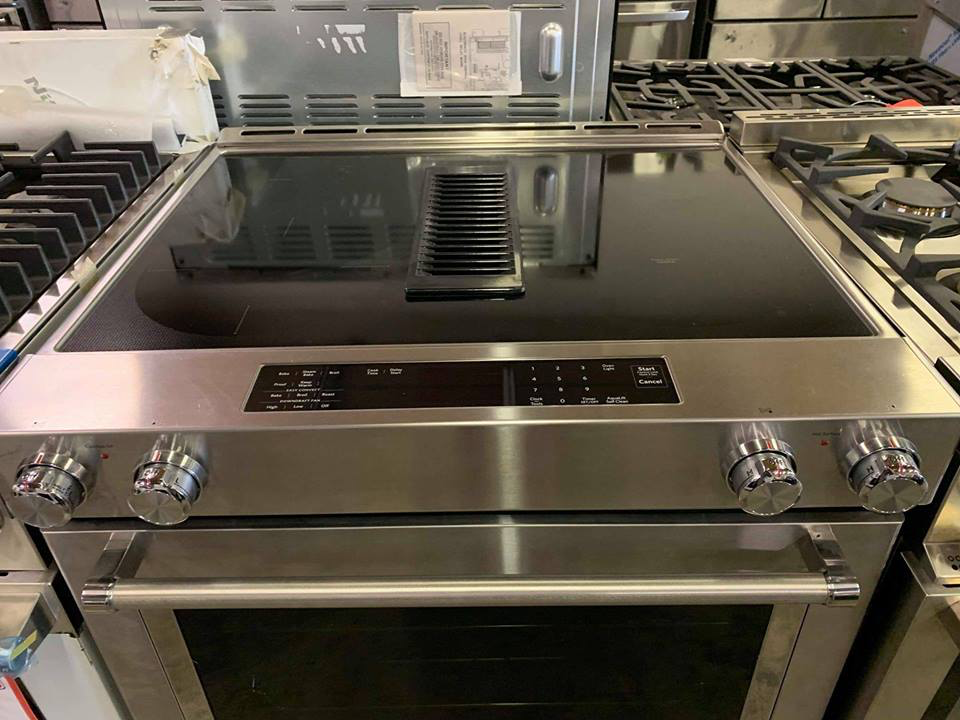 Kitchen-Aid Slide-in Downdraft electric Range
