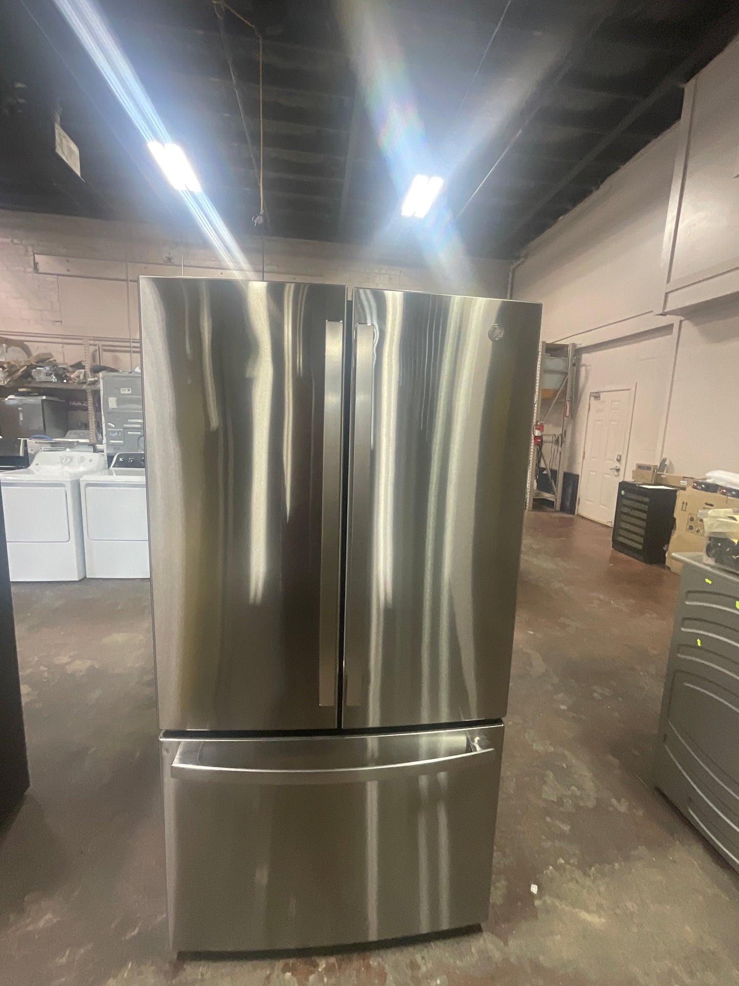 GE GE® ENERGY STAR® 21.9 Cu. Ft. Fingerprint Resistant Counter-Depth French-Door Refrigerator