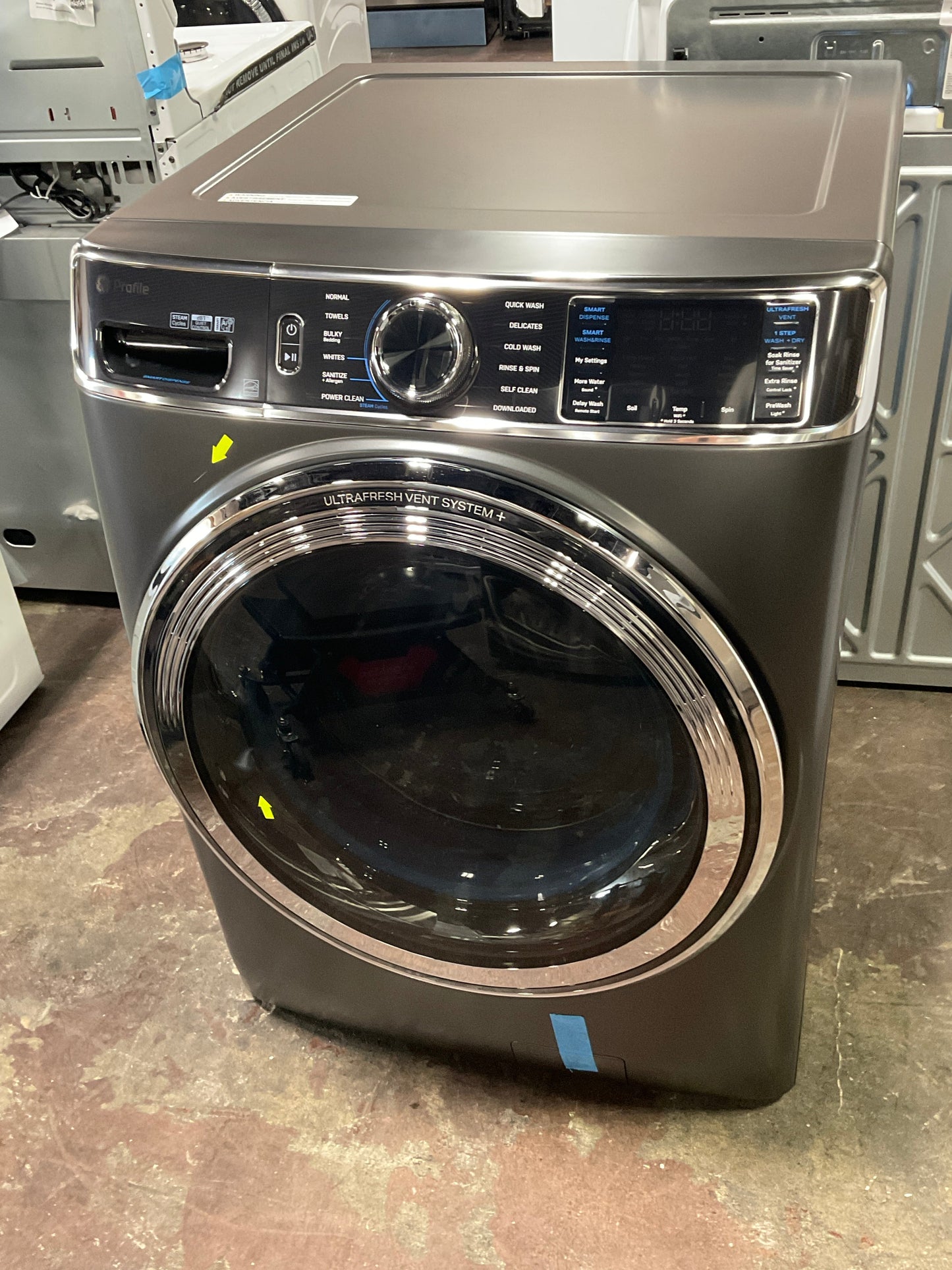GE Profile™ 5.5 cu. ft. Capacity Smart Front Load ENERGY STAR® Steam Washer with UltraFresh Vent System+ and Smart Wash & Smart Rinse