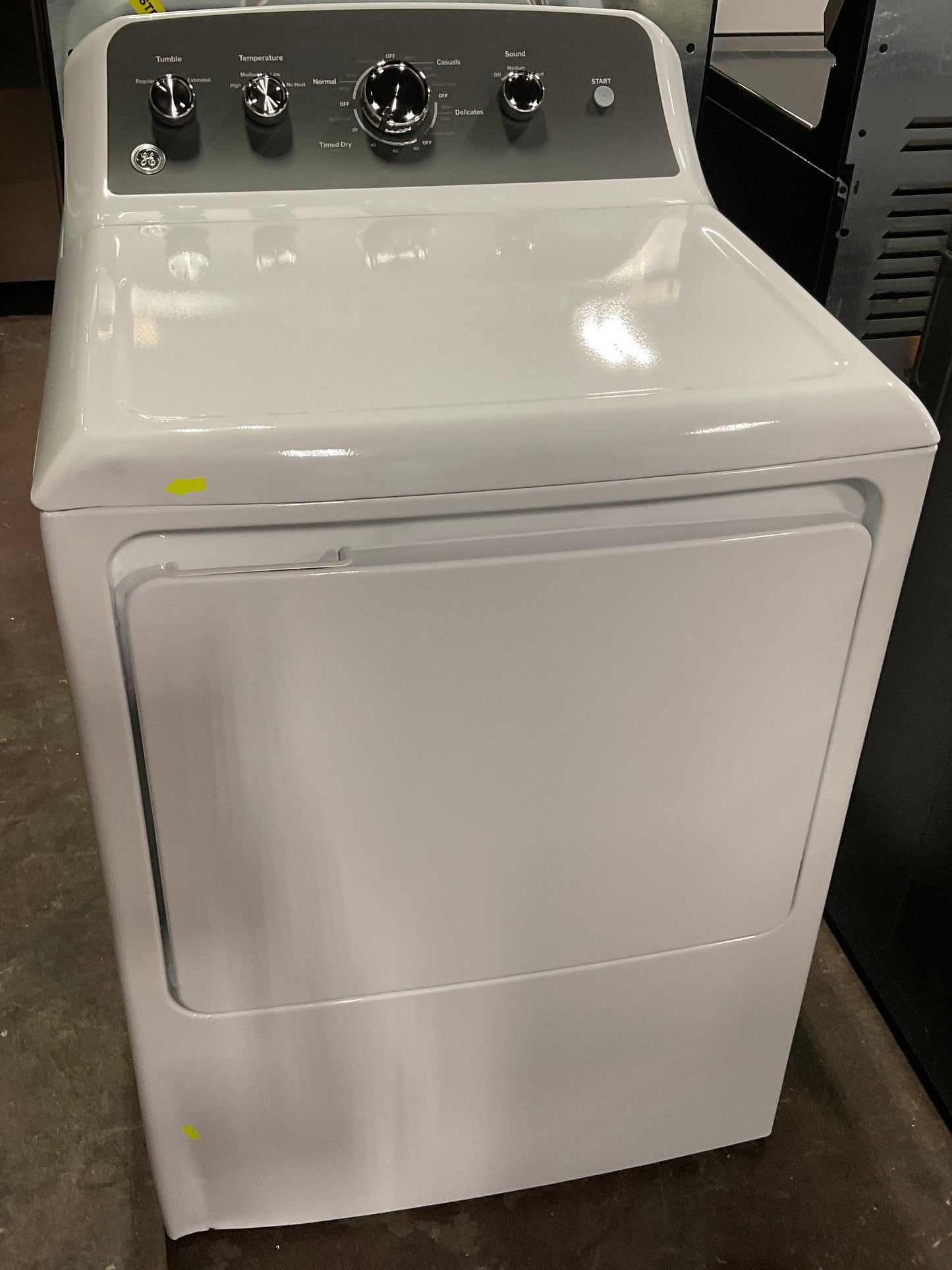 GE GE® 7.2 cu. ft. Capacity Electric Dryer with Up To 120 ft. Venting and Extended Tumble